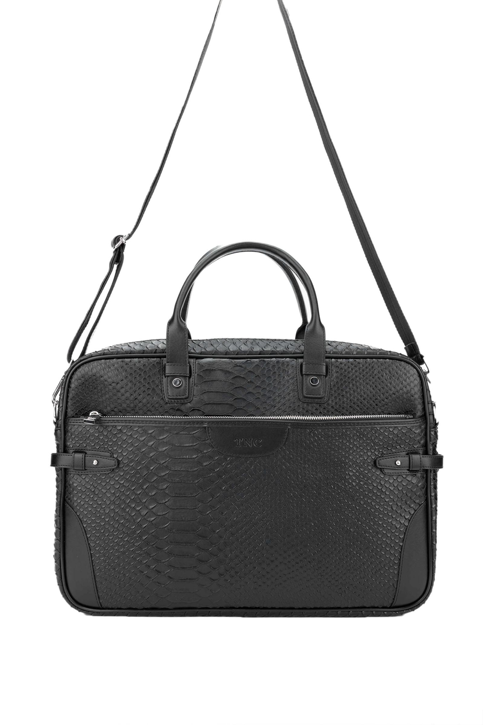  Tamer Tanca Erkek Vegan Siyah Evrak Çantası