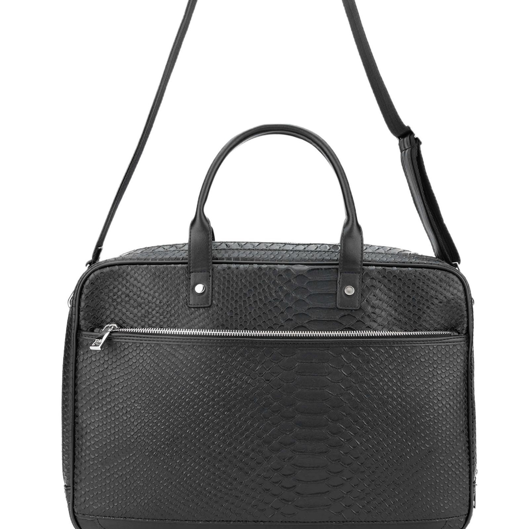 Tamer Tanca Erkek Vegan Siyah Evrak Çantası