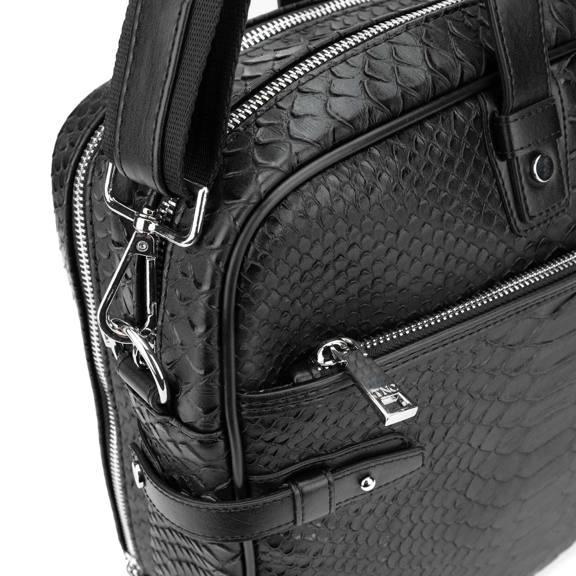 Tamer Tanca Erkek Vegan Siyah Evrak Çantası