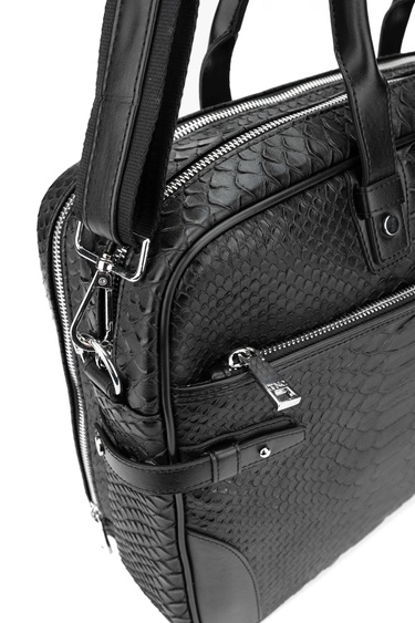  Tamer Tanca Erkek Vegan Siyah Evrak Çantası