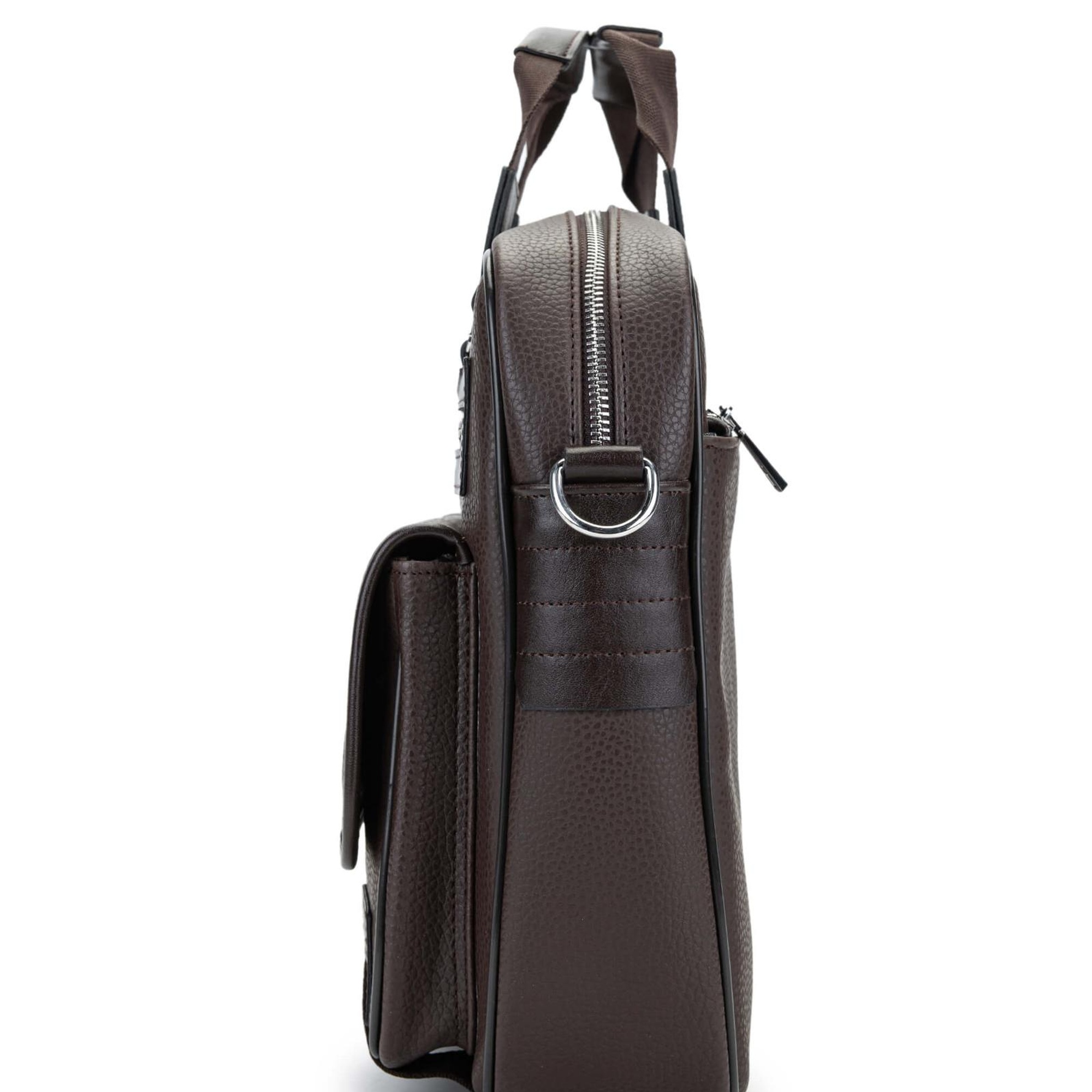 Tamer Tanca Unisex Vegan Kahverengi Evrak Çantası