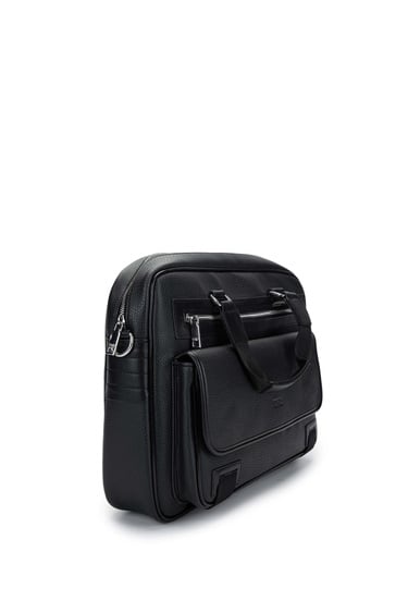  Tamer Tanca Unisex Vegan Siyah Evrak Çantası