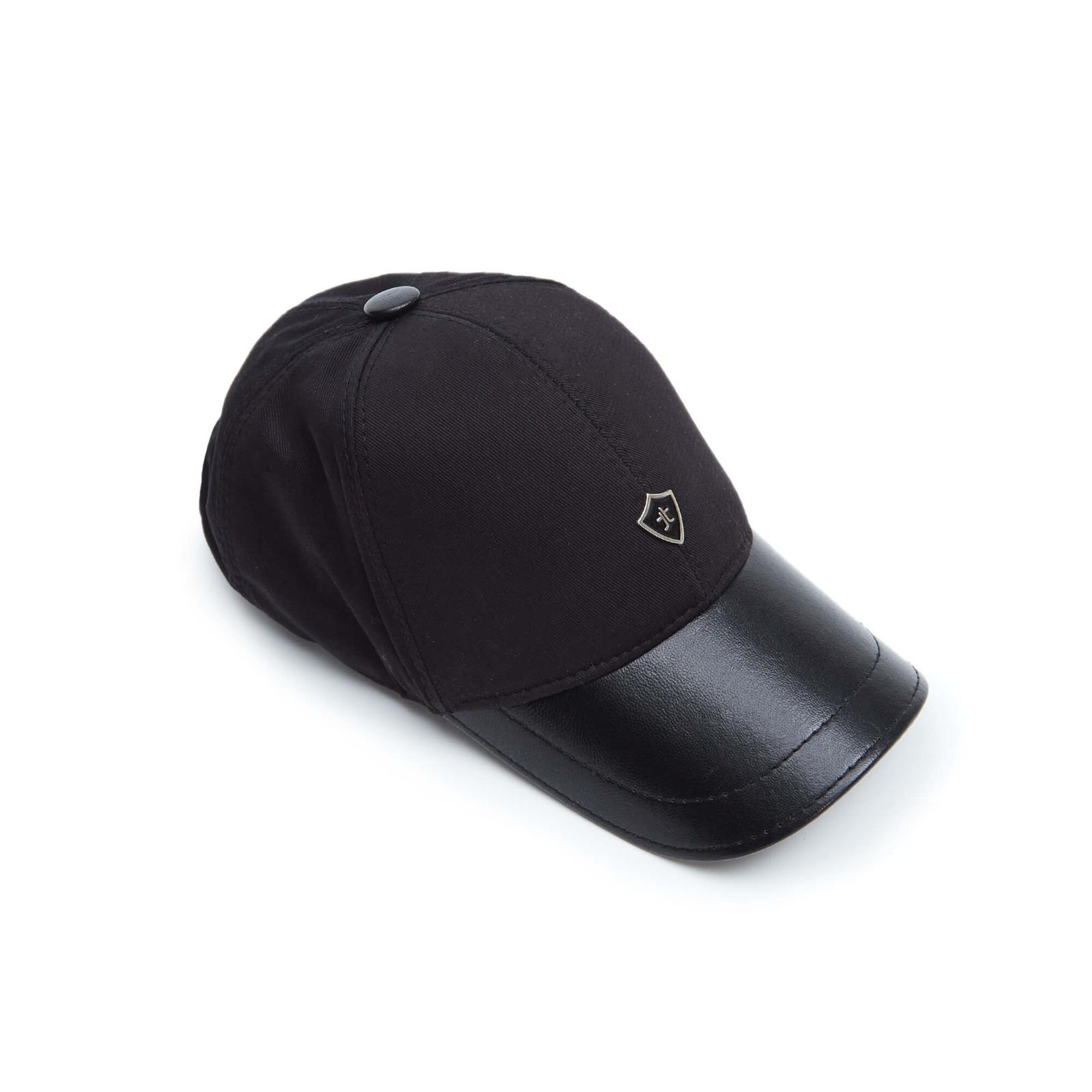 Tamer Tanca Erkek Vegan Siyah Şapka