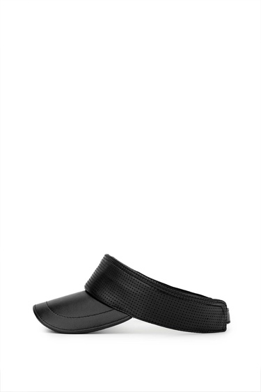  Tamer Tanca Erkek Hakiki Deri Siyah Tenis Şapkası