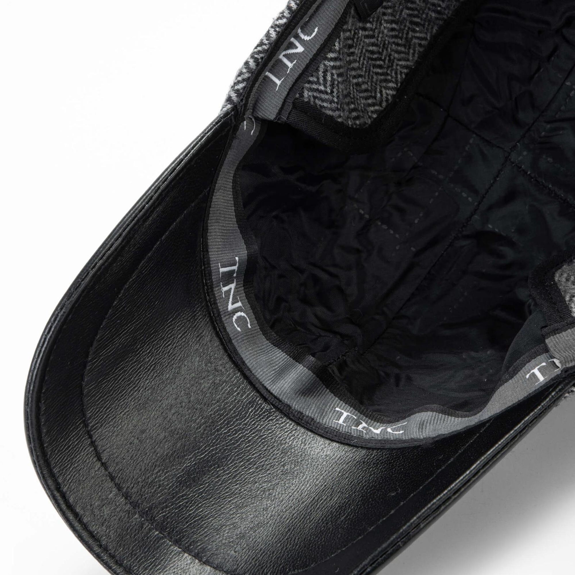 Tamer Tanca Erkek Tekstil Deri Gri Şapka