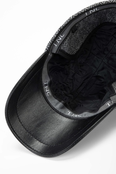  Tamer Tanca Erkek Tekstil Deri Gri Şapka