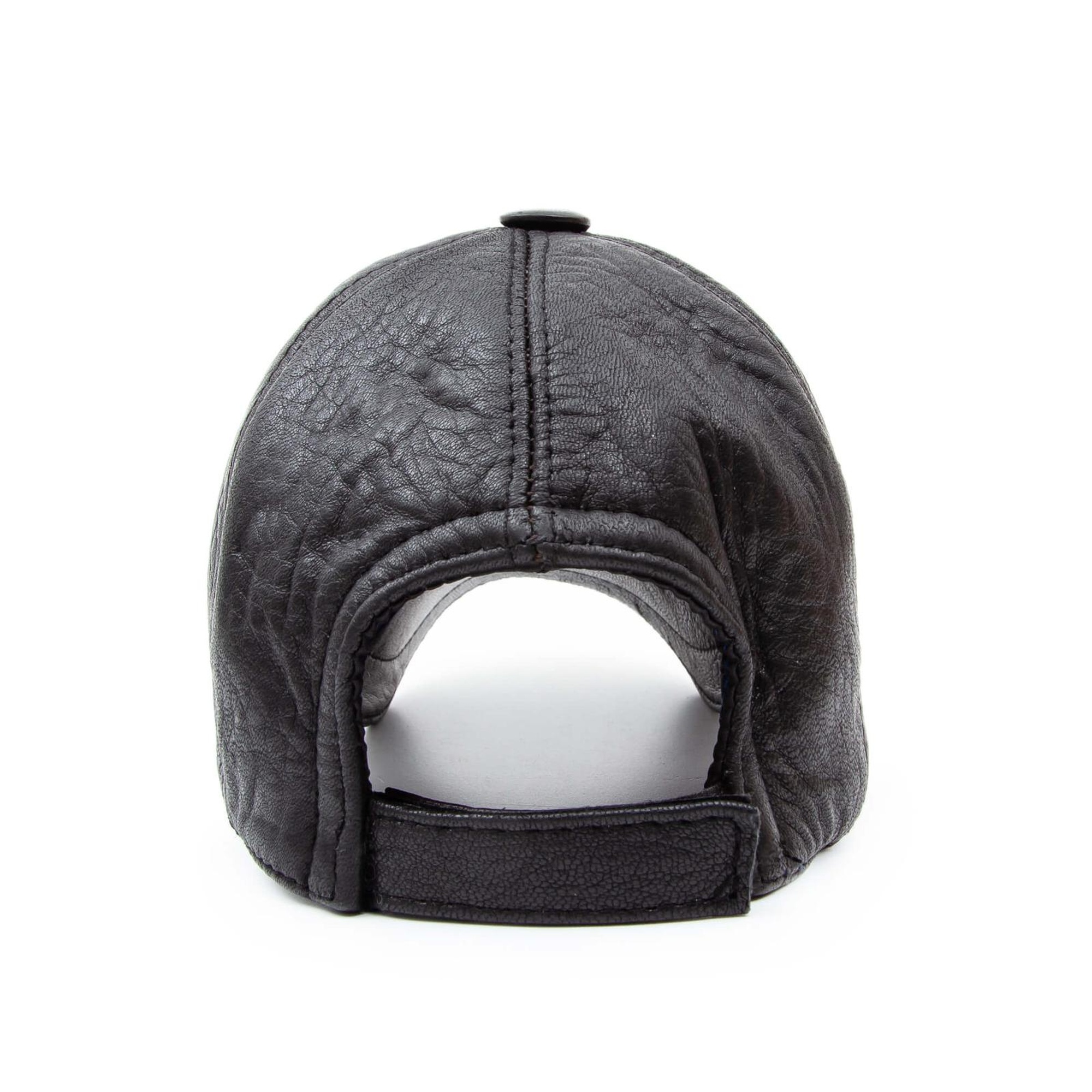 Tamer Tanca Erkek Hakiki Deri Siyah Şapka