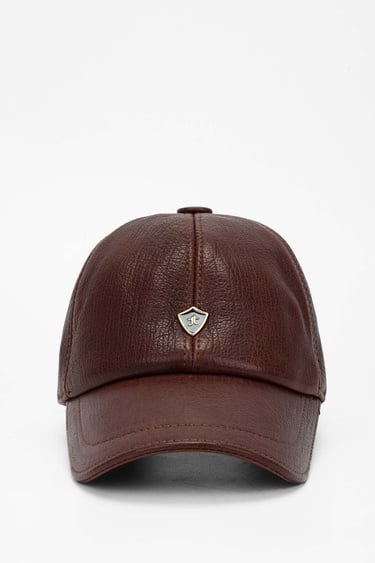  Tamer Tanca Erkek Hakiki Deri Taba Şapka