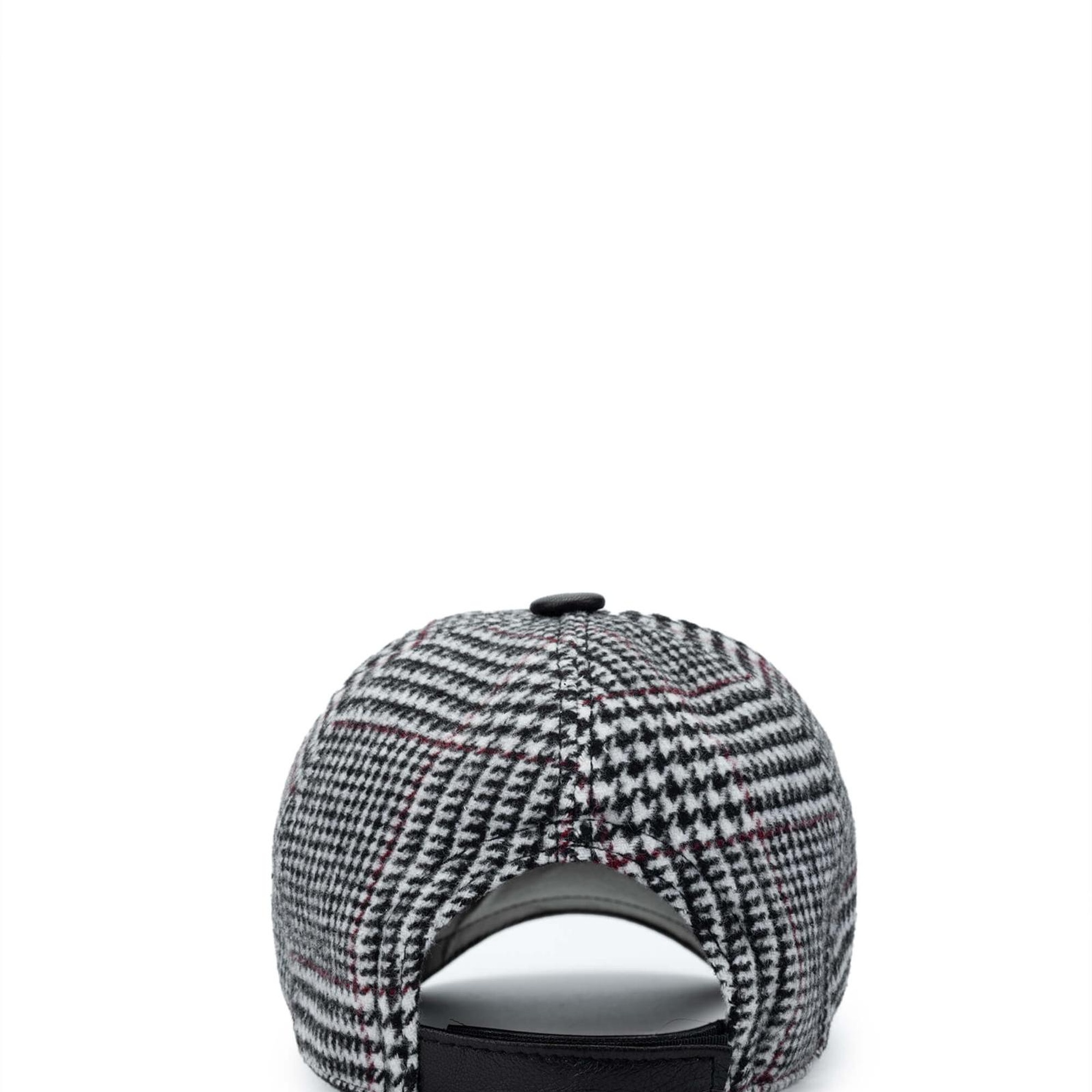 Tamer Tanca Erkek Deri & Tekstil Siyah Beyzbol Şapka