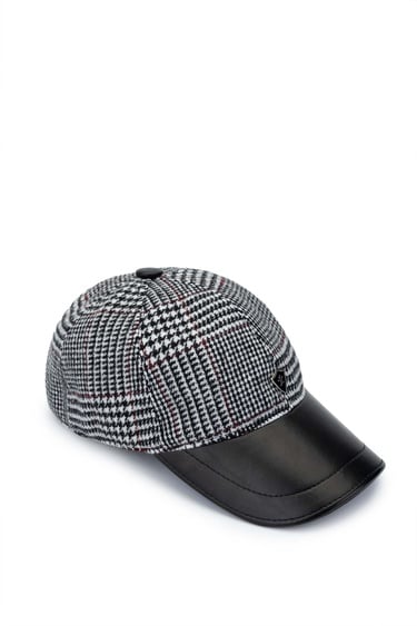  Tamer Tanca Erkek Deri & Tekstil Siyah Beyzbol Şapka