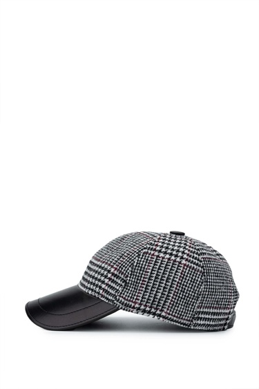  Tamer Tanca Erkek Deri & Tekstil Siyah Beyzbol Şapka