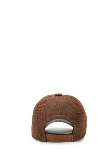  Tamer Tanca Erkek Deri & Tekstil Taba Beyzbol Şapka