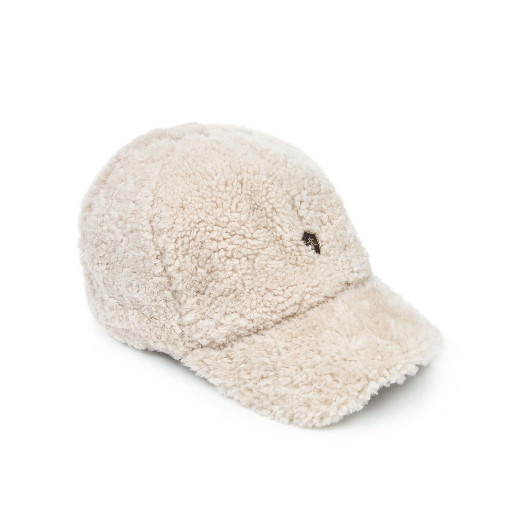 Tamer Tanca Unisex Kürk Bej Şapka