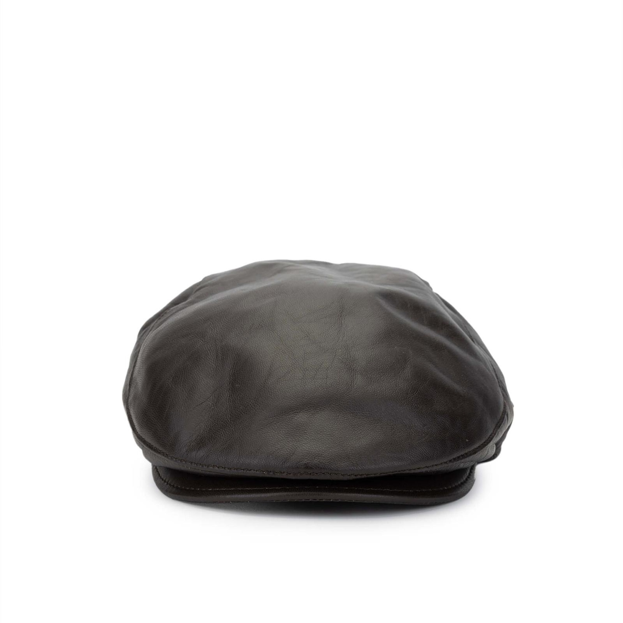 Tamer Tanca Erkek Hakiki Deri Kahverengi Şapka