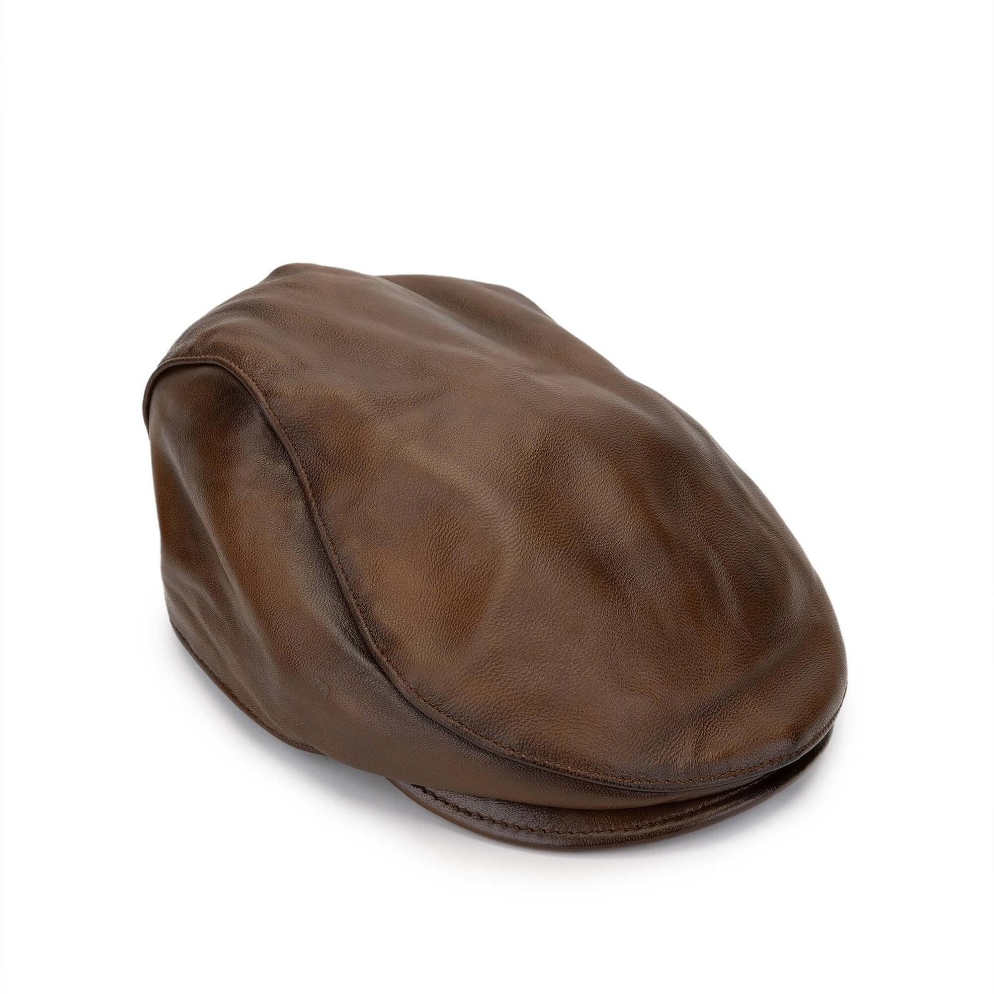 Tamer Tanca Erkek Hakiki Deri Taba Şapka