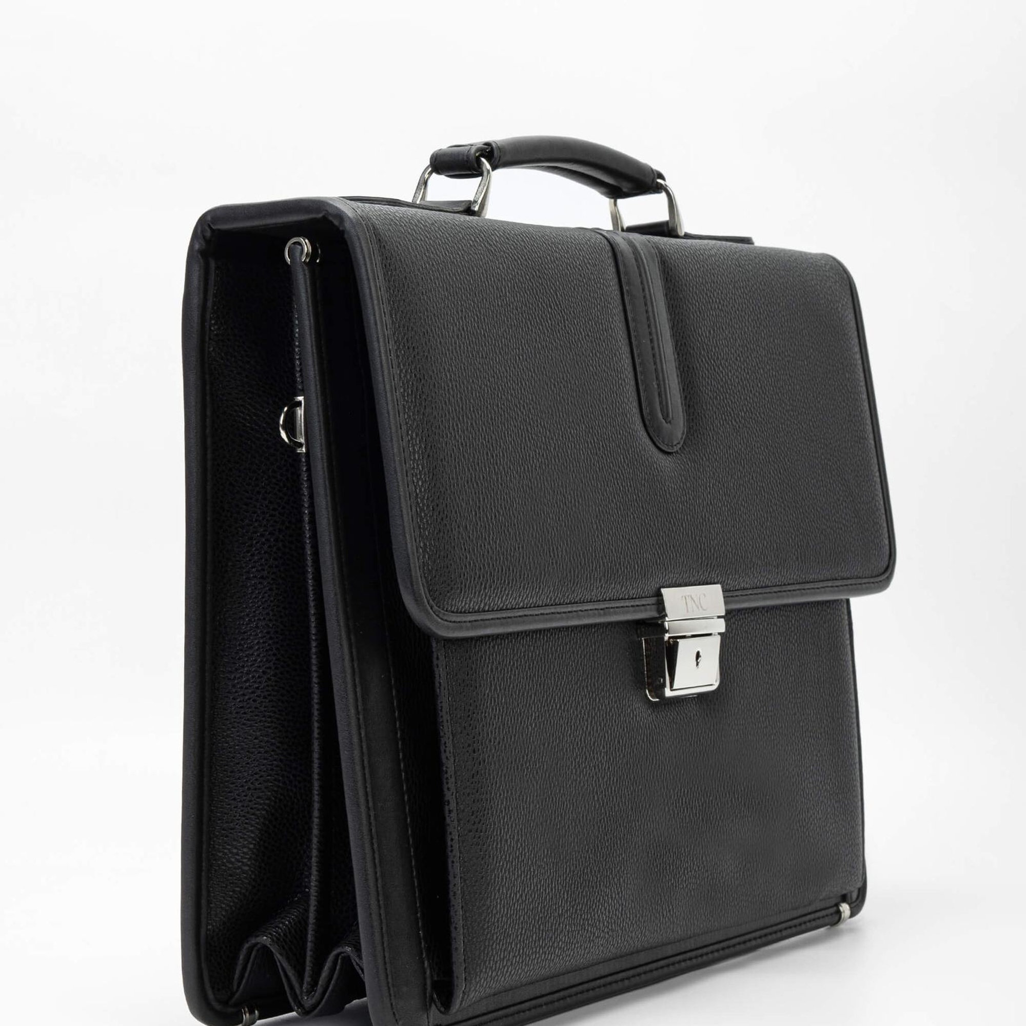 Tamer Tanca Erkek Vegan Siyah Evrak Çantası