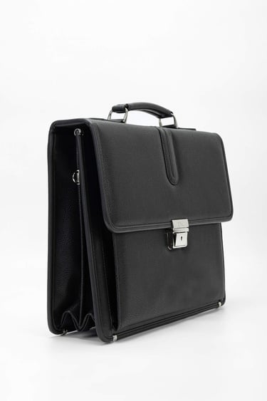  Tamer Tanca Erkek Vegan Siyah Evrak Çantası