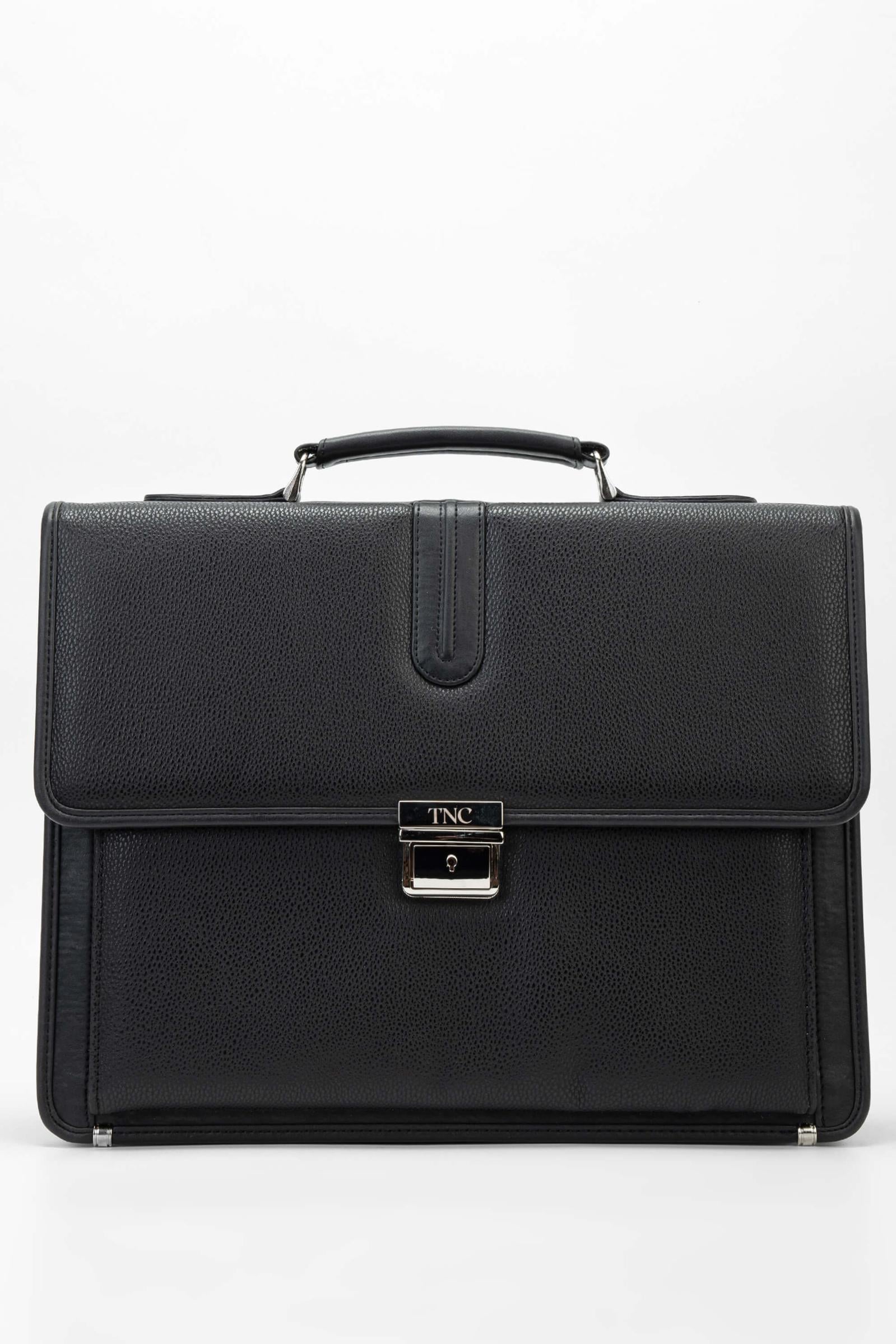  Tamer Tanca Erkek Vegan Siyah Evrak Çantası