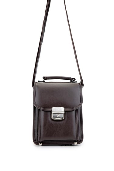  Tamer Tanca Erkek Vegan Kahverengi Postacı Çantası