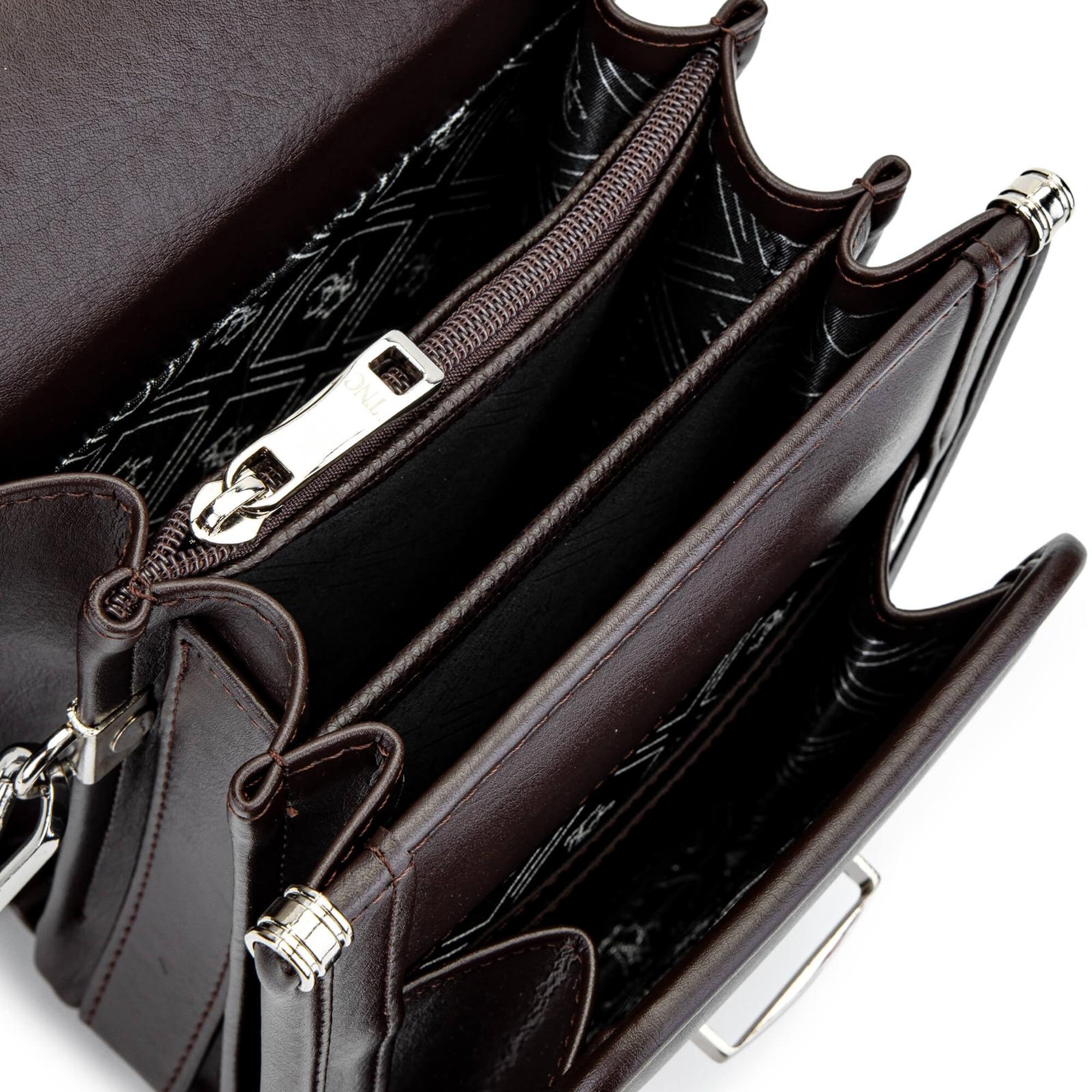 Tamer Tanca Erkek Vegan Kahverengi Postacı Çantası