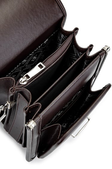  Tamer Tanca Erkek Vegan Kahverengi Postacı Çantası