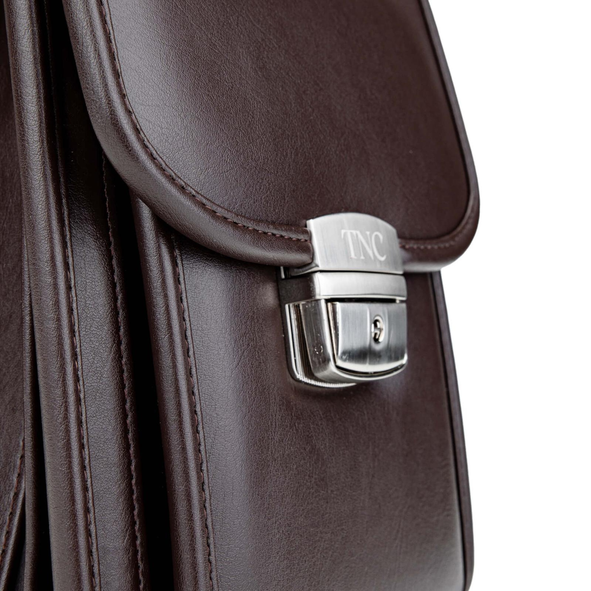 Tamer Tanca Erkek Vegan Kahverengi Postacı Çantası