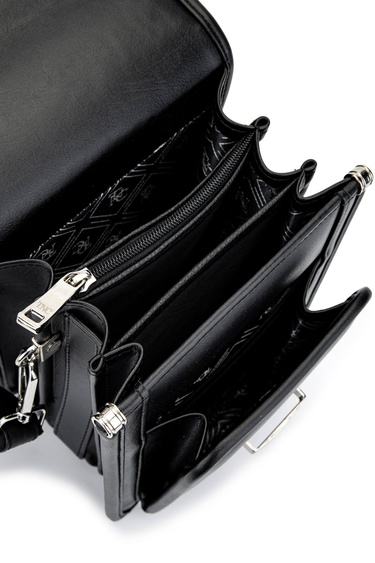  Tamer Tanca Erkek Vegan Siyah Postacı Çantası