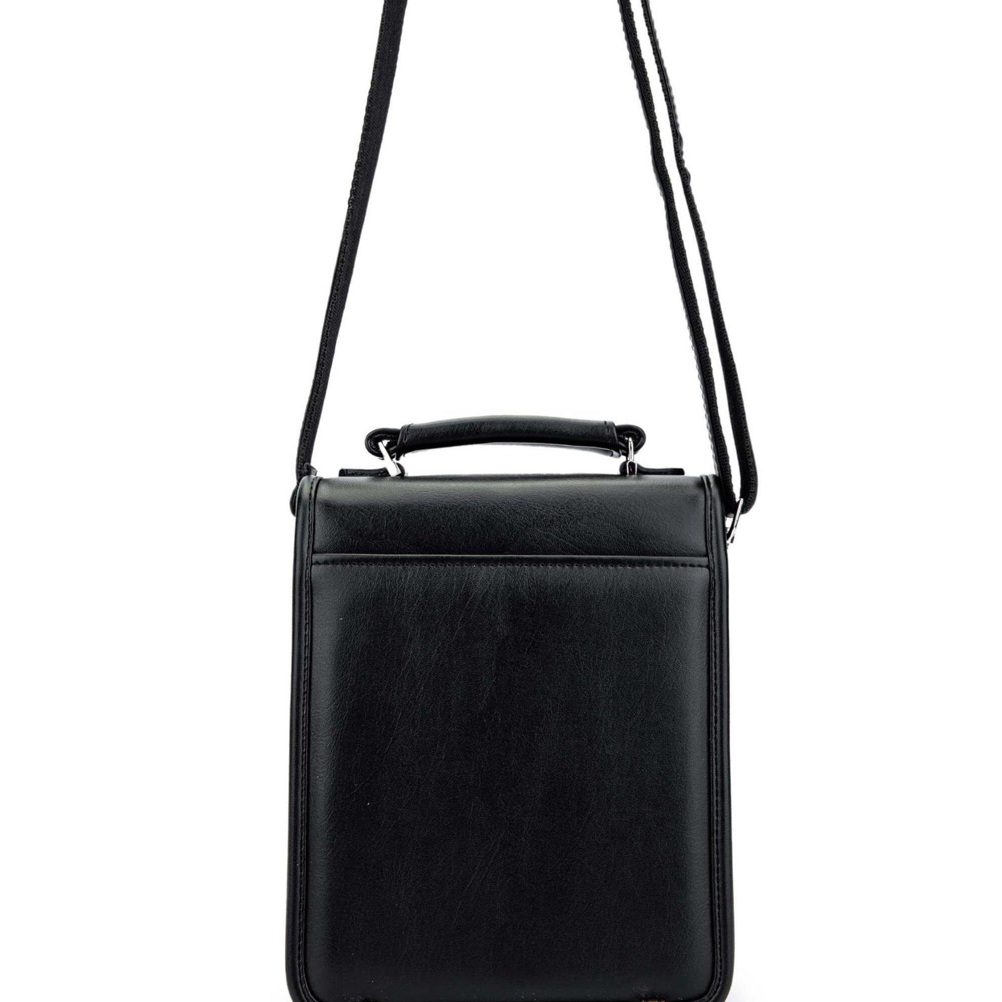 Tamer Tanca Erkek Vegan Siyah Postacı Çantası