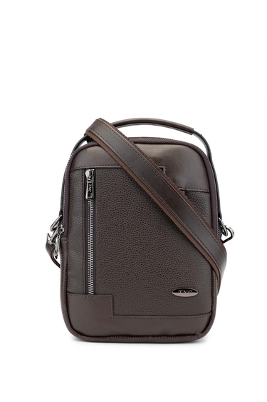  Tamer Tanca Erkek Vegan Kahverengi Body Bag Çanta