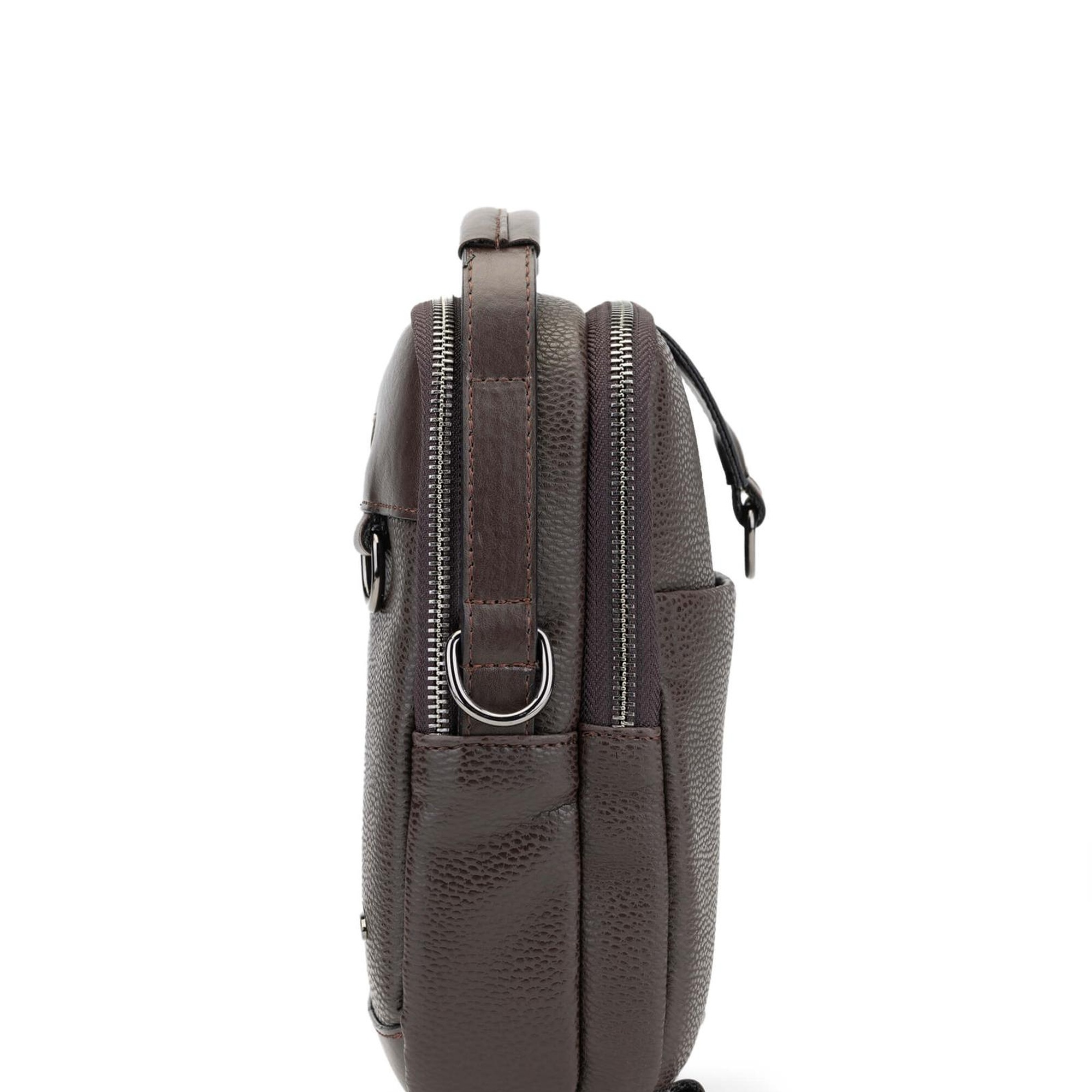 Tamer Tanca Erkek Vegan Kahverengi Body Bag Çanta