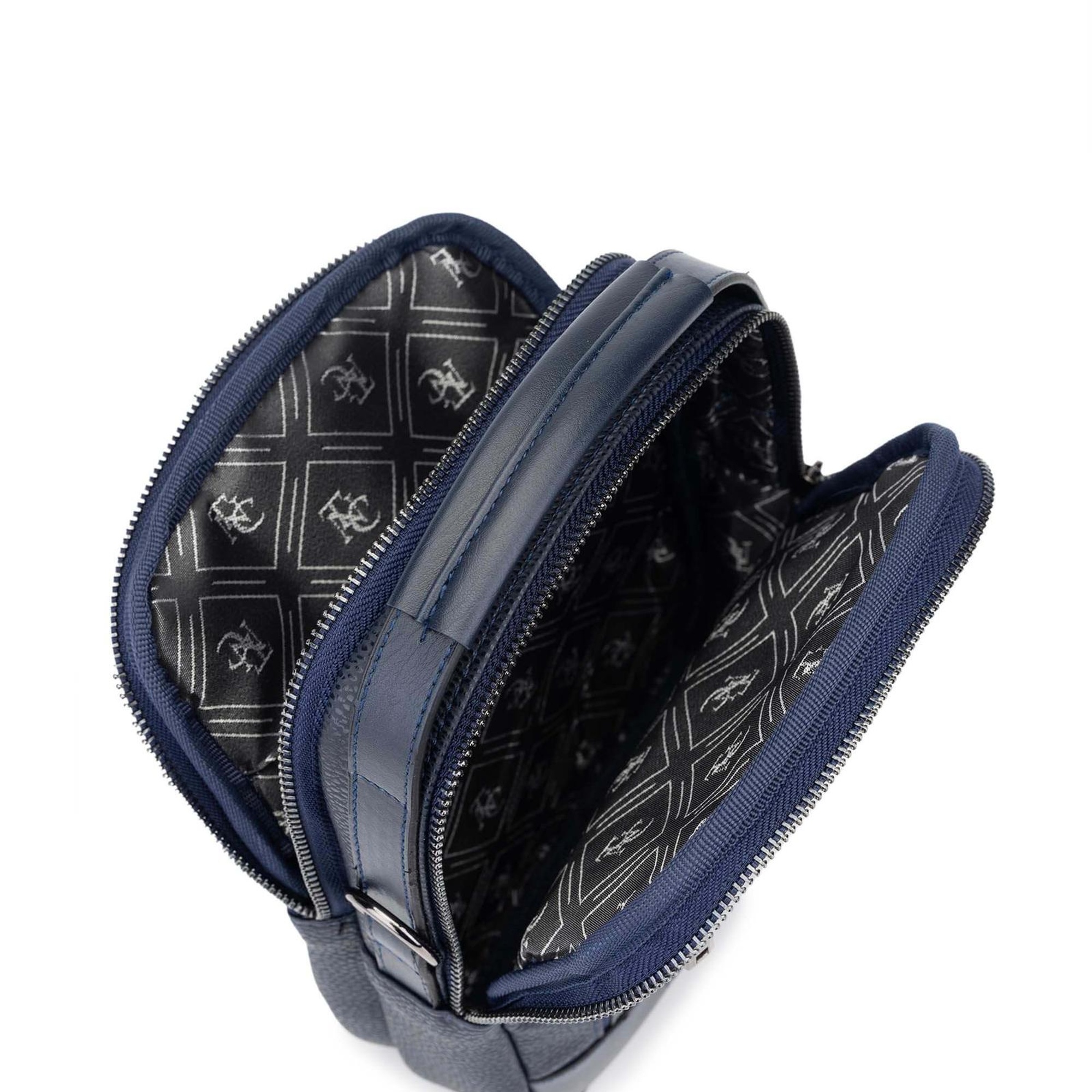 Tamer Tanca Erkek Vegan Lacivert Body Bag Çanta