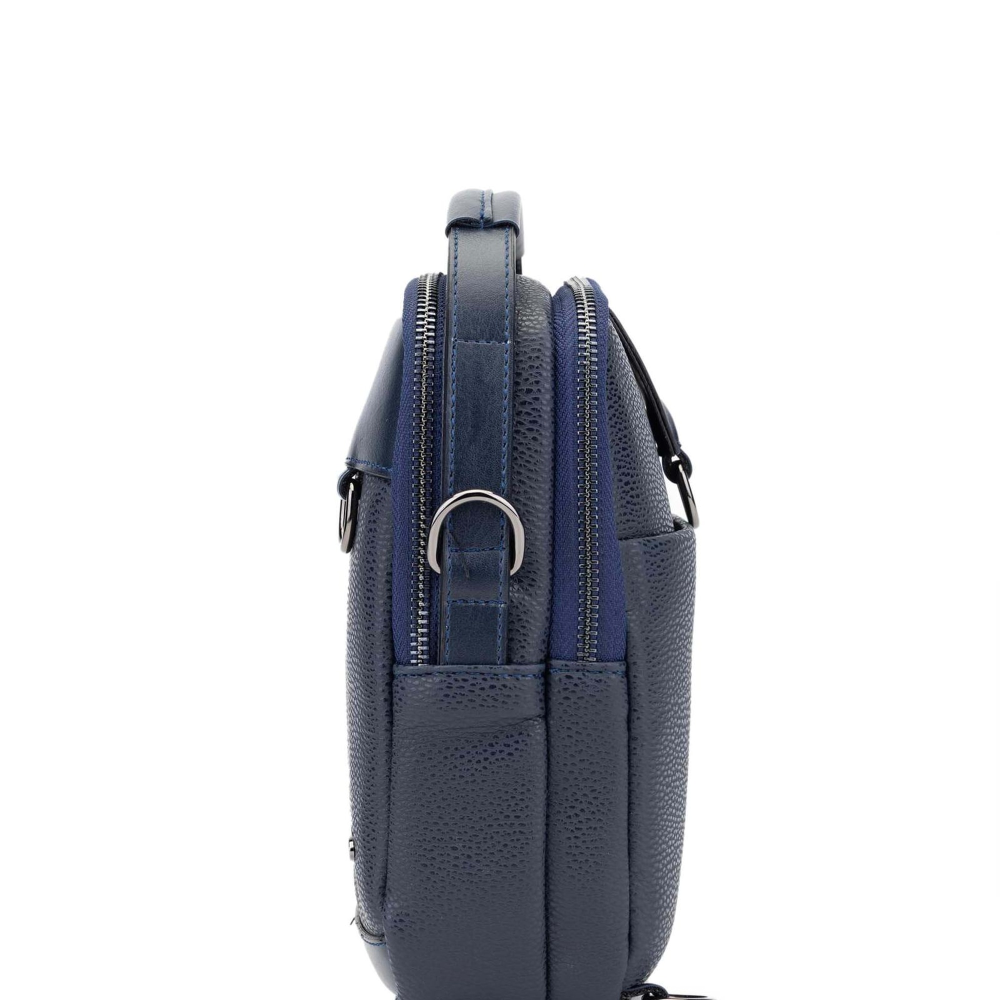 Tamer Tanca Erkek Vegan Lacivert Body Bag Çanta