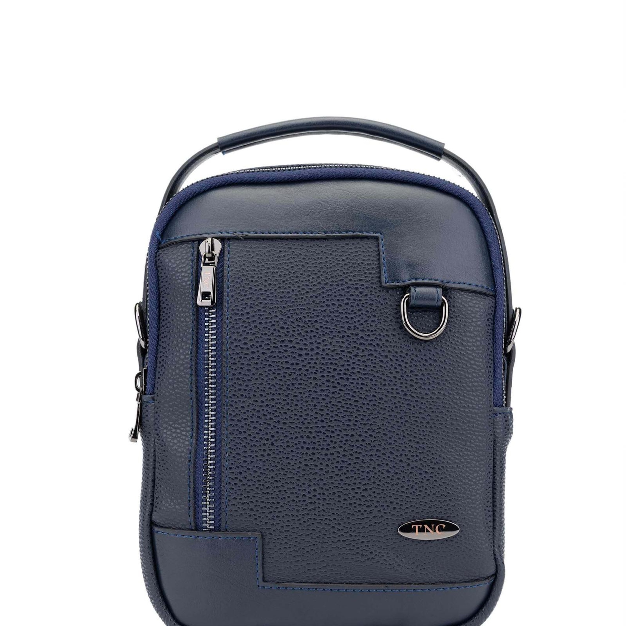 Tamer Tanca Erkek Vegan Lacivert Body Bag Çanta