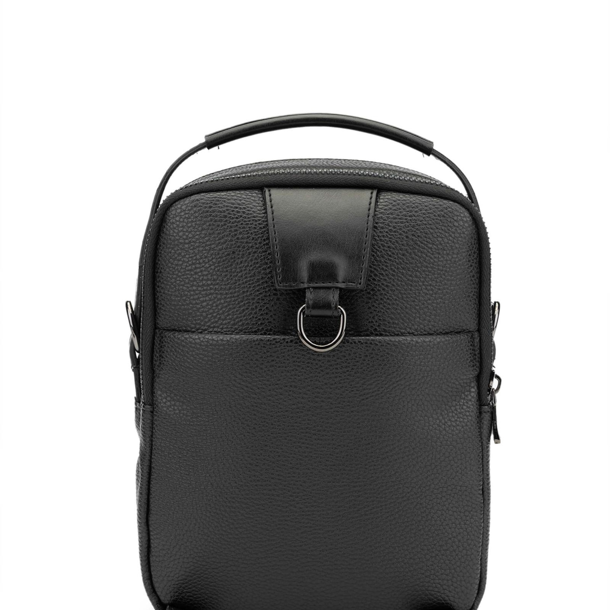 Tamer Tanca Erkek Vegan Siyah Body Bag Çanta