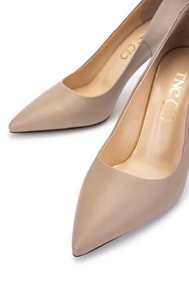  Tamer Tanca Kadın Hakiki Deri Vizon Topuklu Ayakkabı