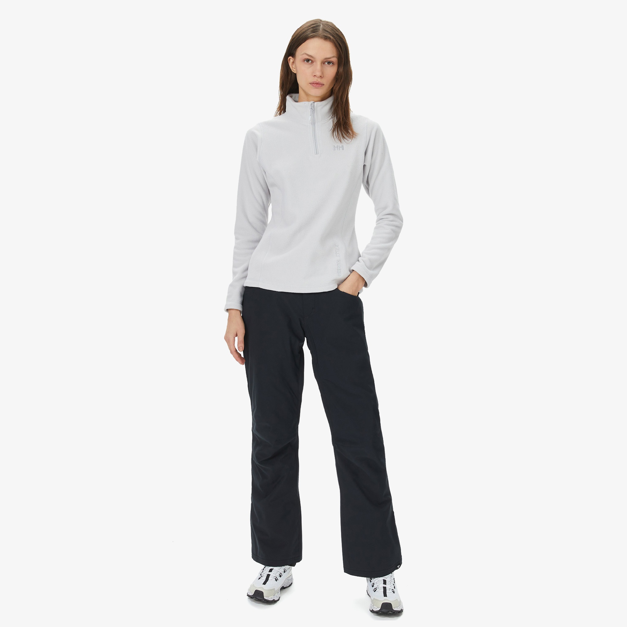 Helly Hansen Slope Polar Fleece Kadın Gri Sweatshirt