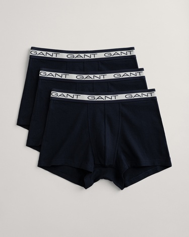  GANT Erkek Lacivert Slim Fit Logolu 3'lü  Boxer