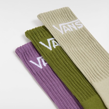  Vans Classic Crew Erkek Yeşil Çorap