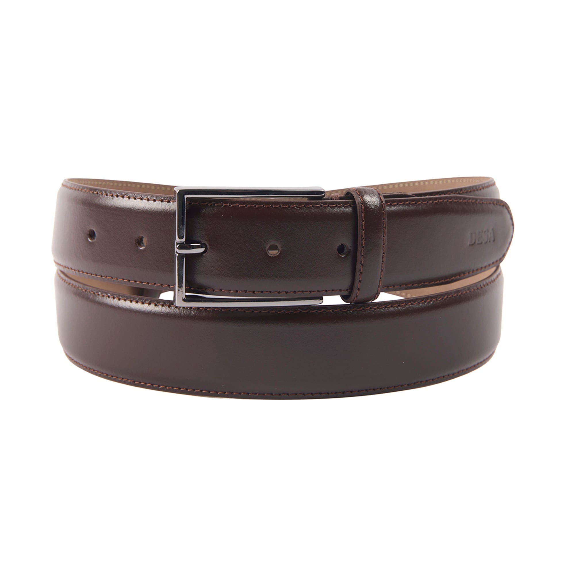 Erkek Klasik Koyu Kahve Kemer