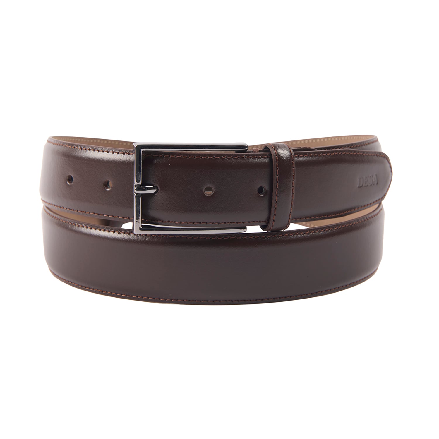  Erkek Klasik Koyu Kahve Kemer