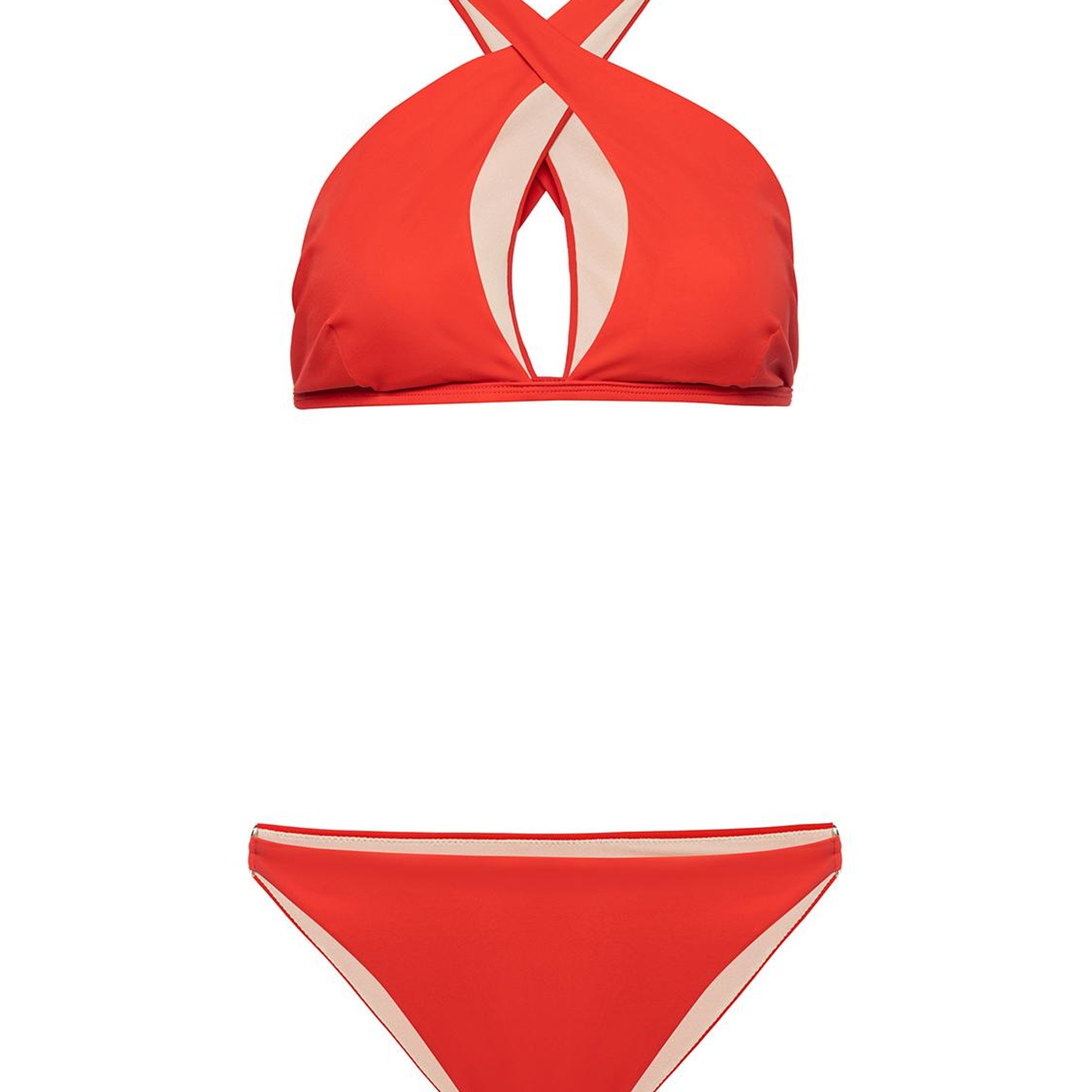 Çapraz Askılı Bikini Takımı
