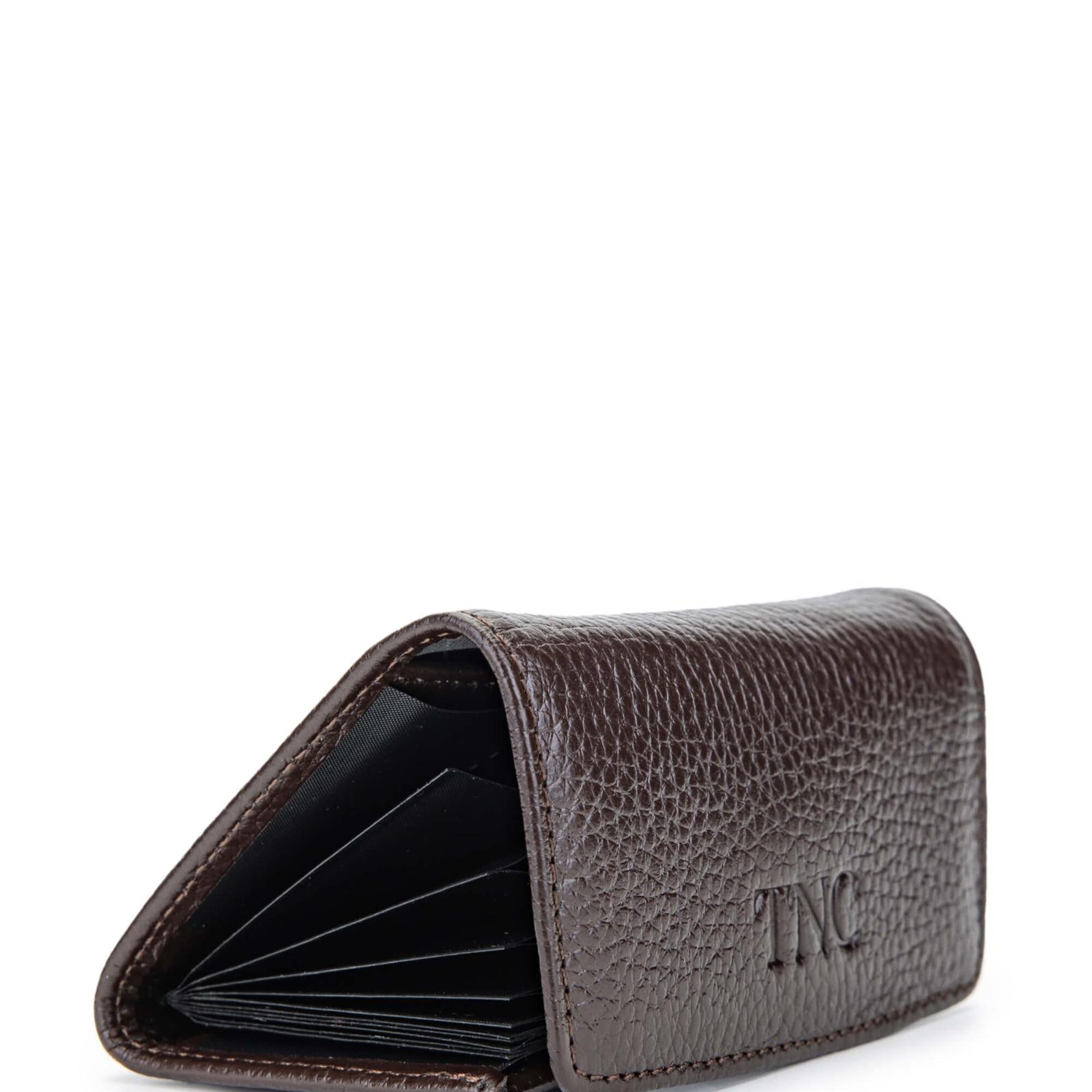 Tamer Tanca Erkek Hakiki Deri Kahverengi Kartlık