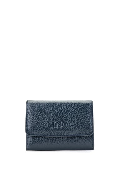  Tamer Tanca Erkek Hakiki Deri Lacivert Kartlık