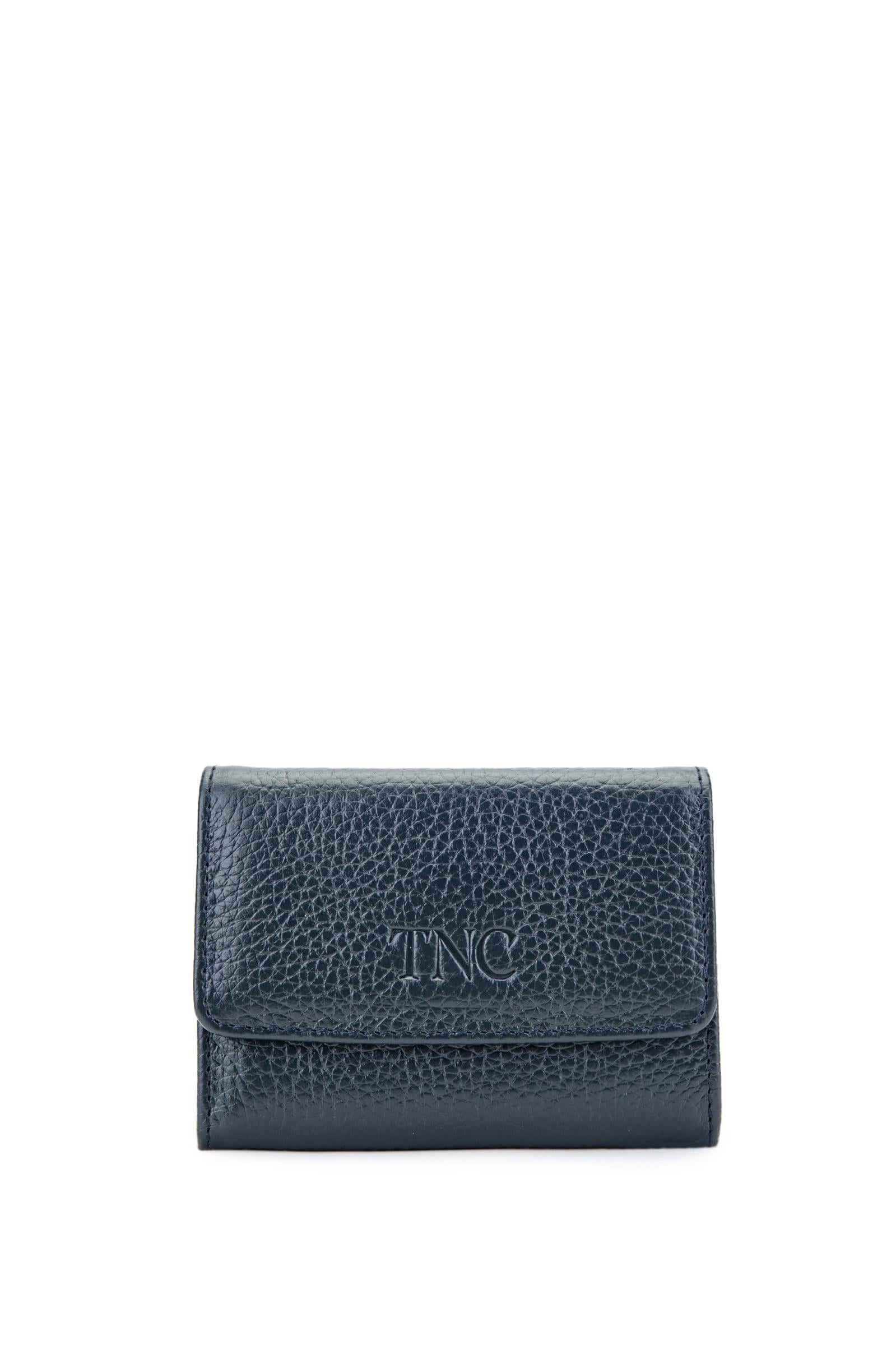  Tamer Tanca Erkek Hakiki Deri Lacivert Kartlık