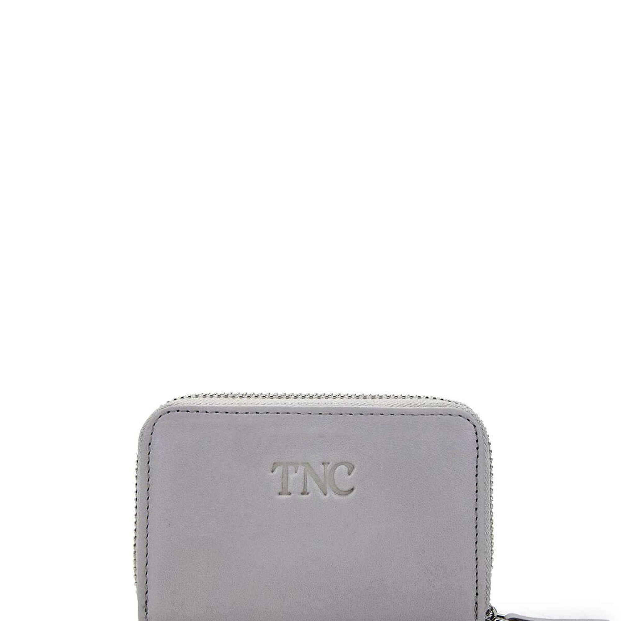 Tamer Tanca Unisex Hakiki Deri Gri Cüzdan Cuzdan