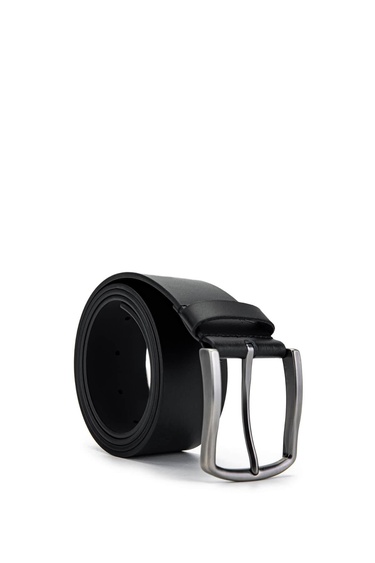  Tamer Tanca Erkek Hakiki Deri Siyah Spor Kemer