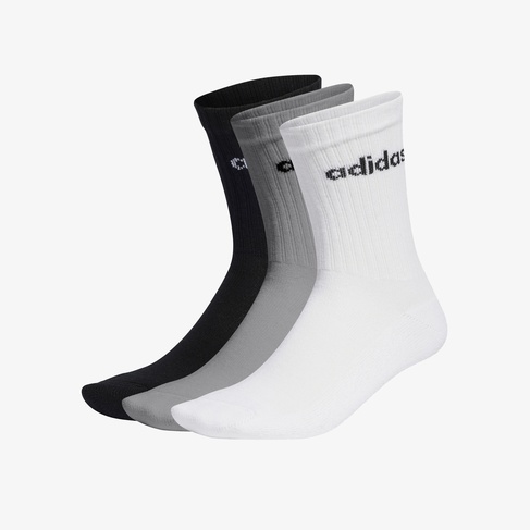  adidas Linear Cushioned Crew Unisex Renkli 3'lü Çorap