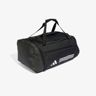  adidas Essentials 3 Striped Duffel Unisex Siyah Spor Çantası