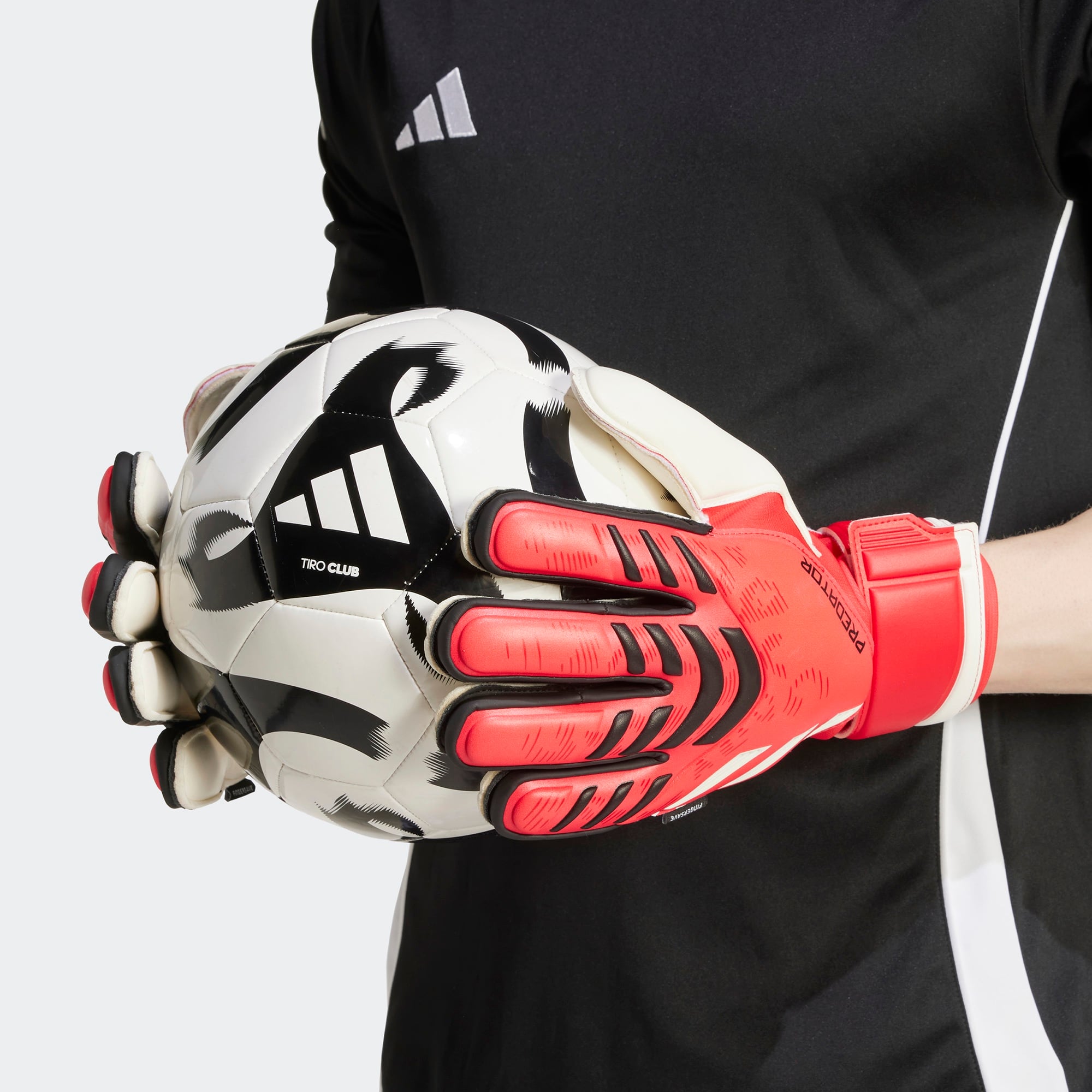 adidas Predator Match Fingersave Erkek Kırmızı Kaleci Eldiveni