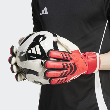  adidas Predator Match Fingersave Erkek Kırmızı Kaleci Eldiveni